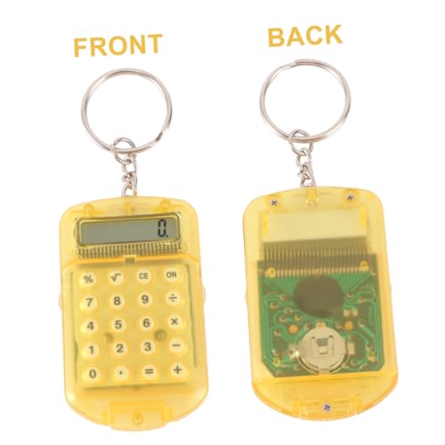 Mini calculatrice électronique avec porte-clés DOITOOL pour école - Lot de 16 pièces - 6