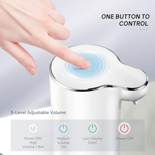 Secura NO Foaming Soap Dispenser, 10Oz/300Ml Touchless Automatic Soap Dispenser thumb #2
