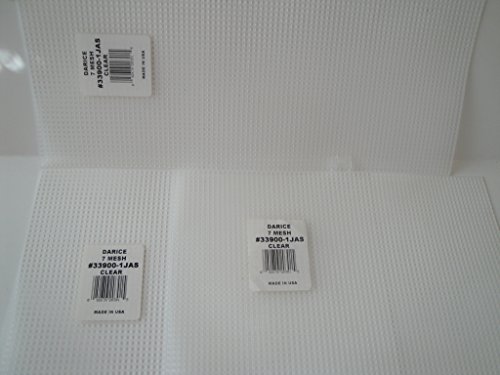 3 Sheets 7" Mesh Transparent Canvas