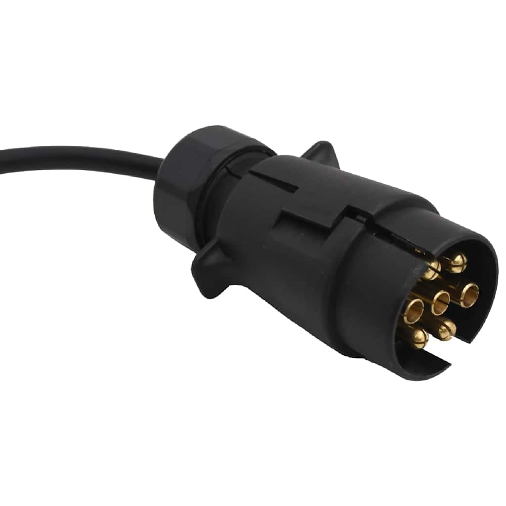 Zestaw 2 lamp tylnych LED z magnesem, oświetlenie przyczepy 12 V, kabel 9 m, wtyczka 7-biegunowa i adapter 7 do 13