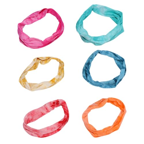 Pack de 6 diademas deportivas de algodón transpirable elásticas para el pelo de mujer