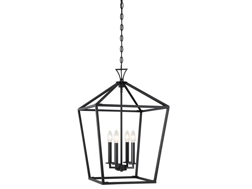 Savoy House 3-421-4-89 Townsend 4-Light Pendant in Matte Black (17'' W x 26'' H)