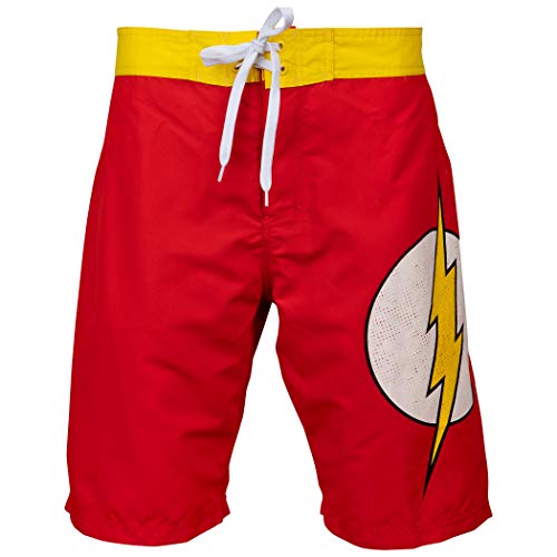 Underboss Flash Symbol Heather Red Board Shorts2
