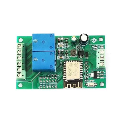 Applicable to 5V/8-80V ESP8266 dual-channel module ESP-12F development board Applicable to smart home app controllers