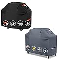Grill Cover BBQ Grill Cover 600D Heavy Duty Waterproof Gas Grill Cover, UV & Dust & Rip-Proof, Barbecue Grill Covers for Weber, Brinkmann, Char Broil Grills and More, (59" L x 24" W x 46" H