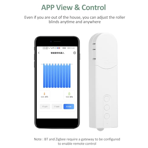 Image of Motorized Blinds Drive Motor WiFi Control Smart Chain Roller App Control Shade Timer Schedule with Remote Control