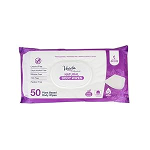 Veeda Natural Wipes for Adults, Hyp...
