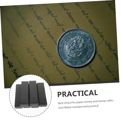 Caja protectora para monedas y billetes 6 piezas color negro miniatura 3