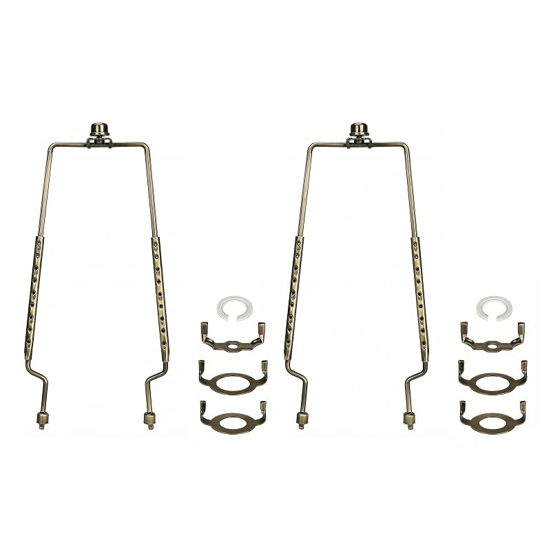 Adjustable Lamp Shade Holder Set of 2 Lamp Shade Harp Holder