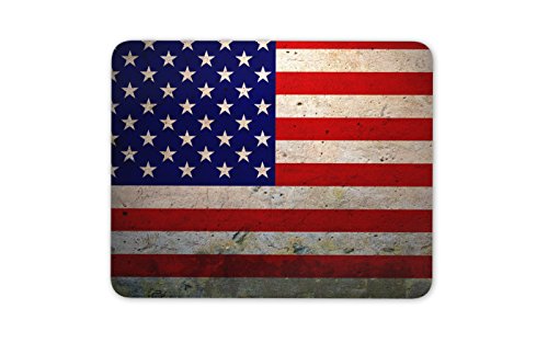 Destination Vinyl Mats USA a affligé Le Drapeau Tapis de Souris Pad - Amérique Amérique Cadeaux Voyage Informatique # 8879