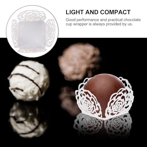 Caissettes en papier pour chocolats x50 moules truffes mignardises - 6