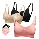 Beaupretty 3stücke Stillkissen Für Schwangere Und Mütter Atmungsaktiv Und Flexibel Mit Abnehmbaren Verlängerungen Und Schnellverschlüssen Für Bequemes Stillen Und Tragen Für Tag Und