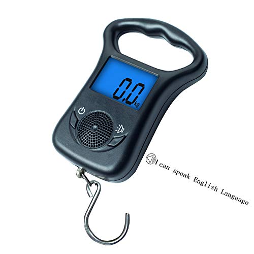 HongDee Luggage Scale: Sweet Female Voice Broadcasting Digital Scale Hand Hanging Scale