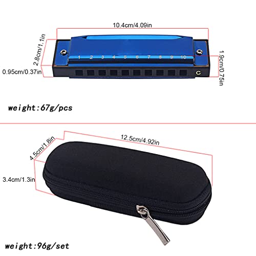 EUIOOVM Ten Holes C Key Harmonica diatonique Durabilité pour débutants adultes - Les Beatles, Paul McCartney, John Lennon, RIngo Starr, George Harrison EUIOOVM Ten Holes C Key Harmonica diatonique Durabilité pour débutants adultes – Image 7