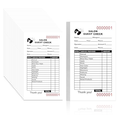 Carnet de commande salon de beauté pour éviter les erreurs de caisse avec souches