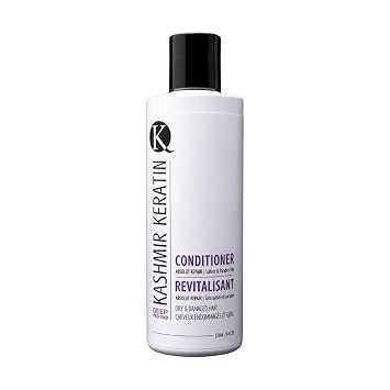 Kashmir Keratin Deep Conditioner For Oily And Damaged Hair Sulfate And Paraben 8 Fl Oz.