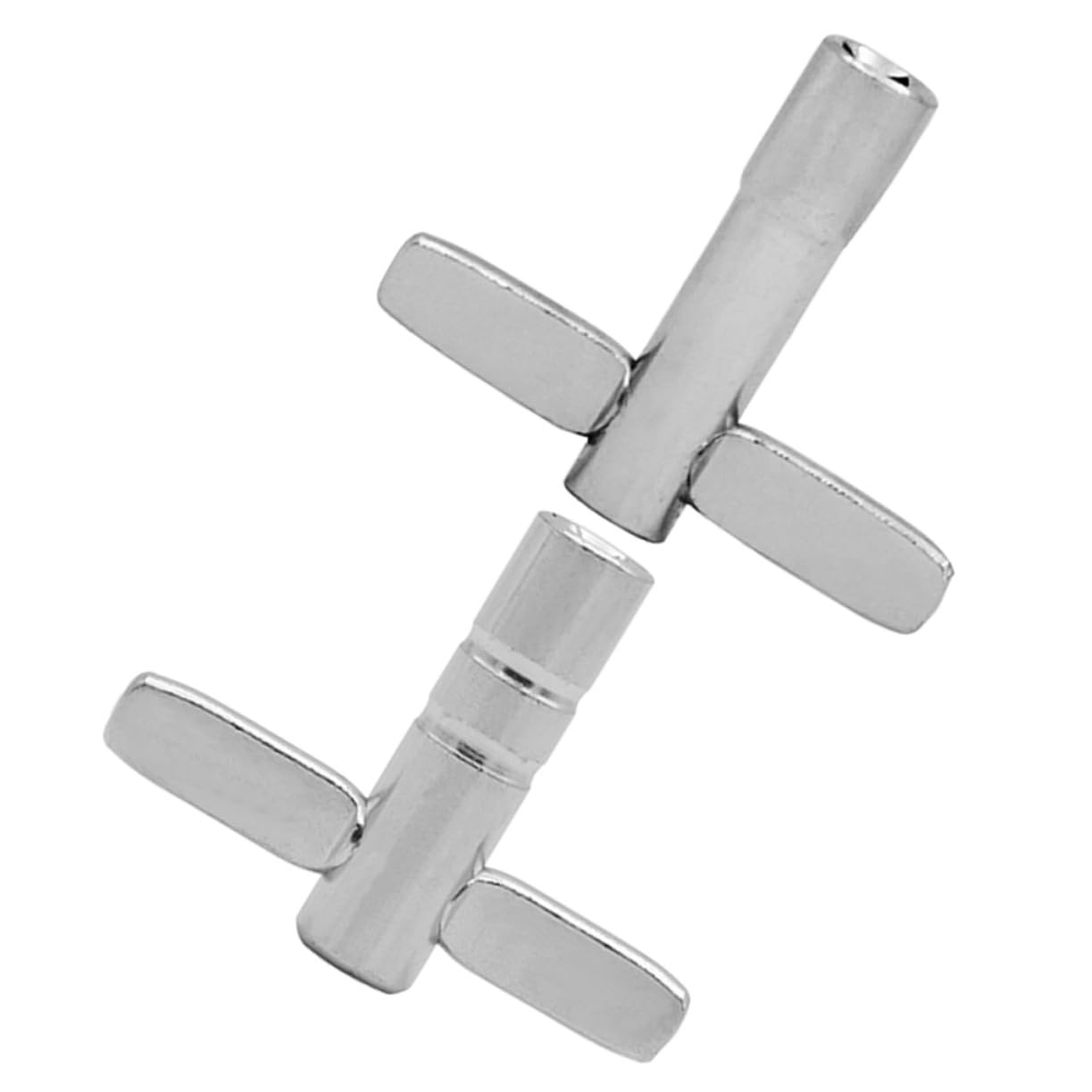 FUNOMOCYA 2pcs Metal Drum Tuning Wrenches Drum Keys for Snare Drum Accessories High-speed Drum Tuning Tool for Instrument Maintenance Random Style