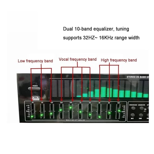 Égaliseur graphique audio stéréo numérique pour optimiser vos sessions en studio - 3