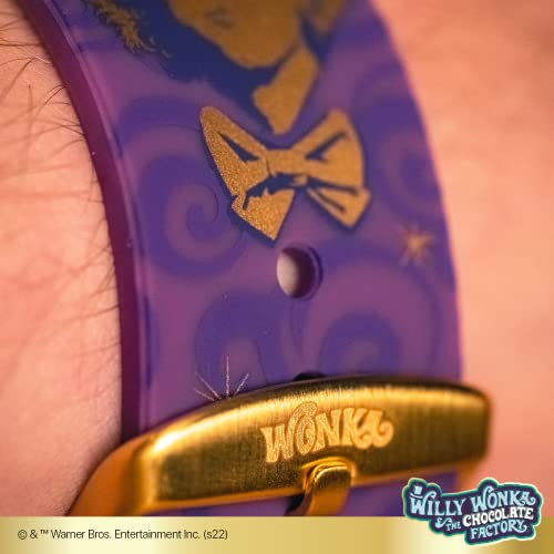 Willy Wonka - Golden Wonka Smartwatch Band - Officially Licensed, Compatible With Every Size & Series Of Apple Watch (Watch Not Included) #TOP4