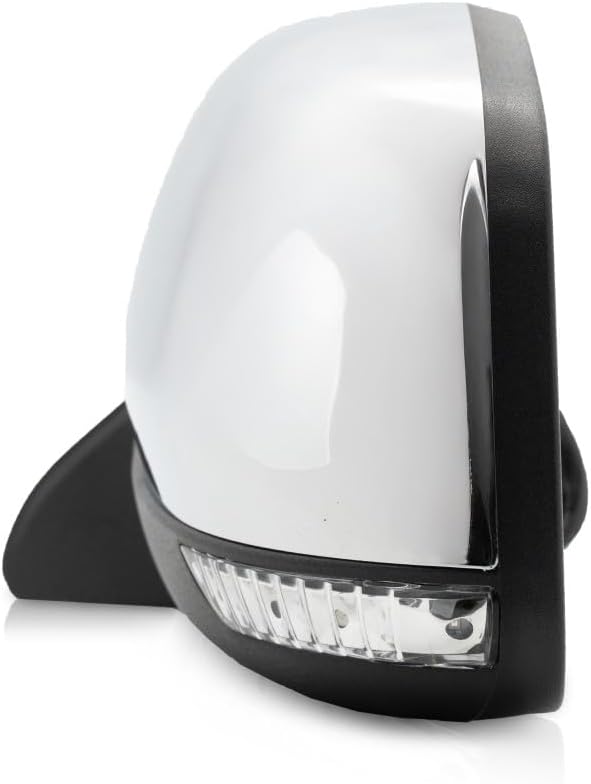 For Jeep Grand-Cherokee 2011-2021 Door Mirror Driver Side | Power | Heated | w/Memory | w/Blind Spot Detection | w/Turn Signal | Chrome | Replacement For CH1320359 | 68236931AF