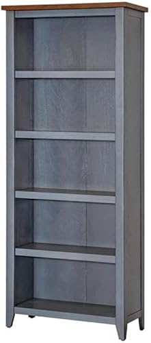 Miniatura 3 de BOWERY HILL Estantería de madera abierta de granja en madera azul