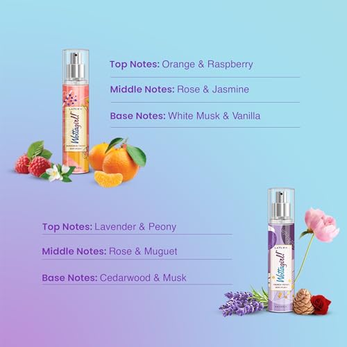 Image of Layer'r Wottagirl Wood Body Splash Spray For Women, 25Ml (Pack Of 4)