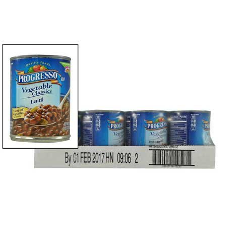 Progresso Lentil Soup, 19 Ounce -- 12 per case.