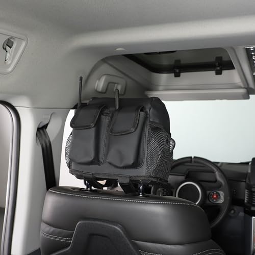 Housse d'appui-tête de voiture noire premium, robuste et douce