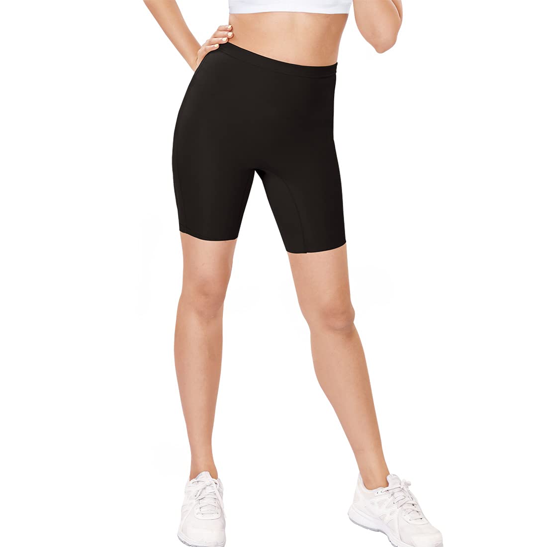 Women's Cotton Blended Shorts P-616-image-2