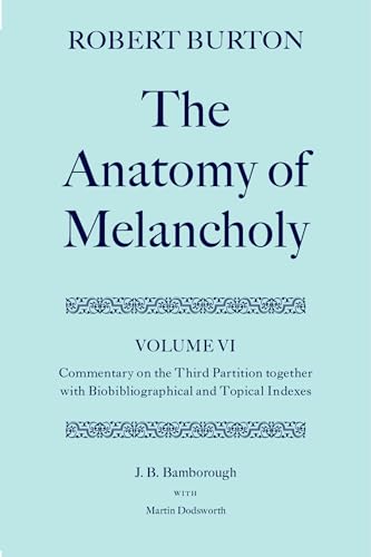The Anatomy of Melancholy