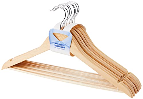 Perchas Ropa Madera Marca Wenko