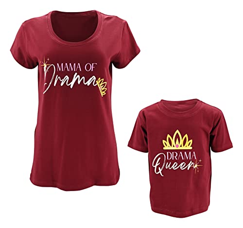 Image of Boy Mama Matching Mommy and Me Outfits Mom Daughter Shirts Mothers Day Outfits Mama Mini Clothing