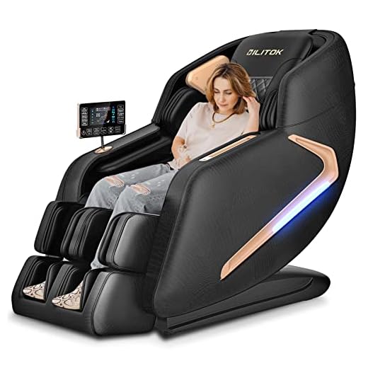 Massage Chair Recliner with Zero Gravity with Full Body Air Pressure, Speaker and Blue-Tooth Connection, Easy to Use at Home and in The Office