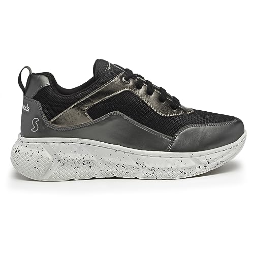 Image of SOLETHREADS Glam Casual Sneaker Lightweight Cushioned Lace-up Shoes for Women