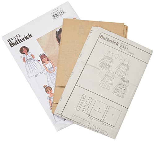 Butterick Patterns B3351 Children's/Girls' Jacket & Dress, Size 6-7-8 #TOP2