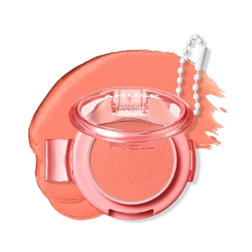 【AMUSE公式】 パウダーリップ&チーク(全13カラー) 04 ハニーミー