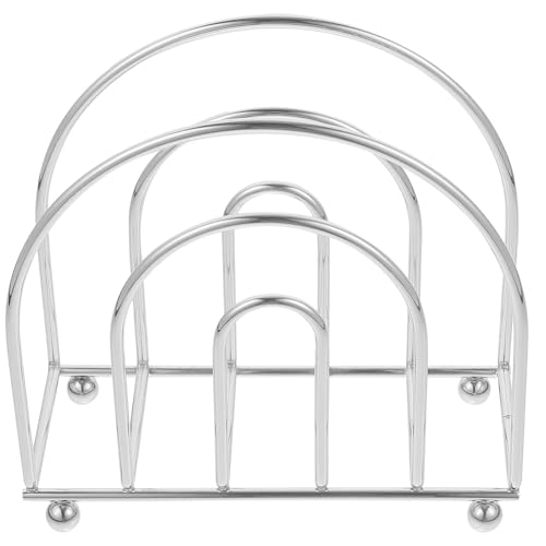 LOORGVEL Porte-Serviettes Acier Inoxydable Robuste pour Cuisine et Salle de Bain Support Décoratif de Table pour Serviettes Papier Standard pour Restaurant et Maison