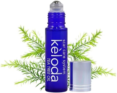 Scar & Keloid Removal Tea Tree Oil & Massager, 0.3 Oz