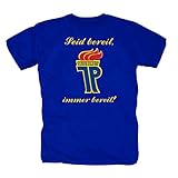 fdj hemd strafbar bequem sitzend seid bereit Immer bereit Pionier Jungpionier Hort FDJ Simson MZ Trabant Polo T-Shirt Shirt XXL