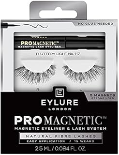 Eylure Pro Magnetic Natural Fibre Lashes, Fluttery Light No. 117