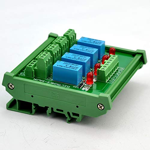 Module d'interface de relais de signaux DPDT 5V Electronics-Salon pour rail DIN