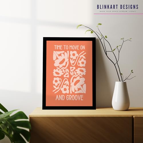Image of BLINKART Trendy Abstract Wall Art Painting Print Design | Aesthetic Wall Decor Photo Artwork Frame Decoration Hanging For Home Bedroom Living Room Office Wall Decor | T089 | 13x10 Inches