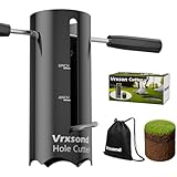 Portable Golf Hole Cutter - Professional 4Inch & 6Inch USGA Standard Tool, Detachable Handle for Easy Storage & Carrying, Create Perfect Putting Greens in Backyard/Garden