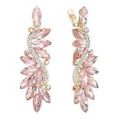 Pink Tourmaline Color Gold-Tone