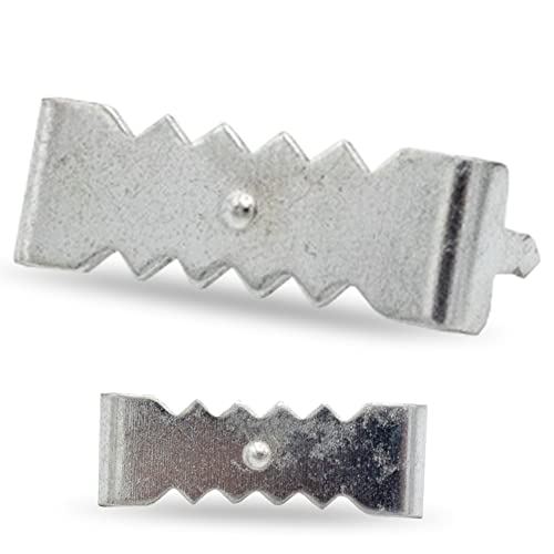 Image of SMALL NO NAIL SAWTOOTH PICTURE HANGERS NICKEL PLATED 10 PIECES PER PACK