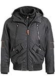  khujo Herren Jacke Song mit innenliegendem Stehkragen