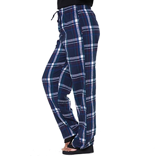 Image of Womens Multicolor Cotton Checkered Pyjama | Checks Pajama for women with Elastic & Drawstring Plus Size (S TO 8XL)