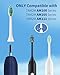 7AM2M AM100/AM105/AM111 Electric Toothbrush Brush Heads x 8 for 7AM2M Electric Toothbrush ONLY (White)
