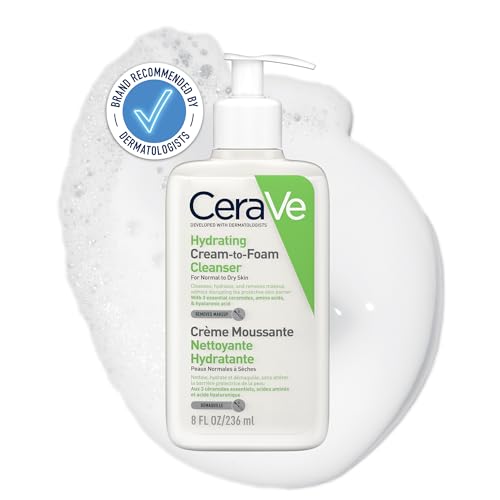 CeraVe Cream-to-Foam Cleanser with Amino Acids for Normal to Dry Skin 236ml