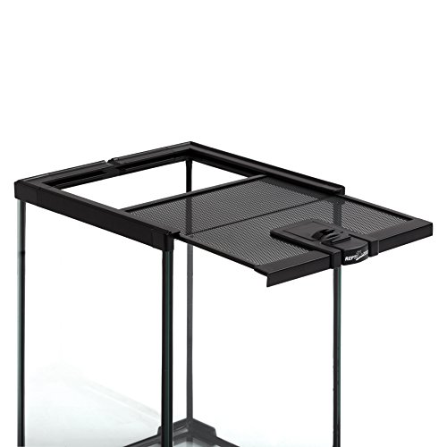 REPTIZOO Mini Reptile Glass Terrarium Tank 8" x 8" x 12" Full View Visually Appealing Top Feeding & Venlitation Mini Reptile Glass Habitat - Thumbnail 5